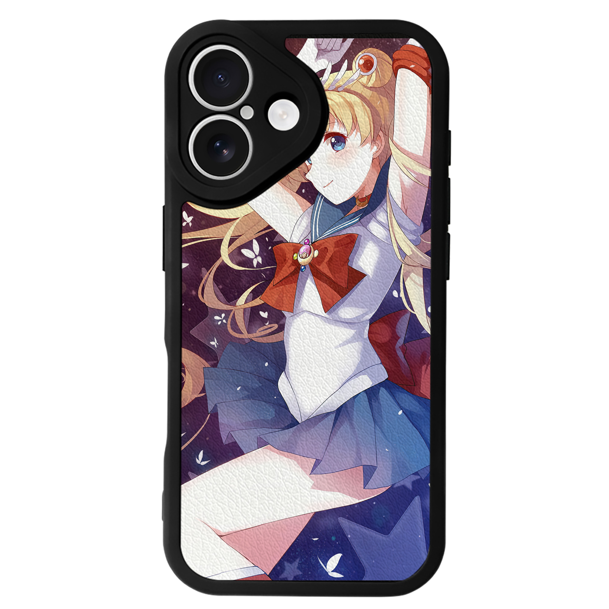 （画像用） 美少女戦士セーラームーン Sailor Moon 【iPhone 16シリーズ対応】シリコンスマホケース（レザー調） 材質：シリコン